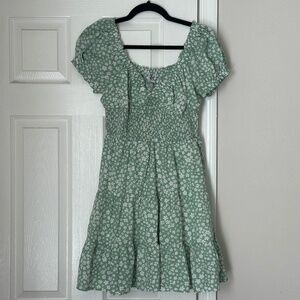 Women's Princess Polly Daniella Floral Mini Dress Babydoll Ruffle Lined Size 8